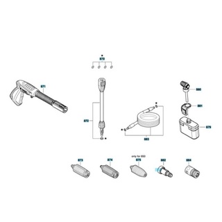 博世 EA110 UA125 密封件組 O型環組 零件 噴頭零件 噴槍零件 黑色封環 - 台灣博世 原廠公司貨