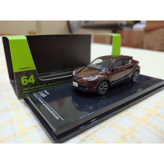 1/64 Toyota CH-R oversteer 豐田 棕色模型車