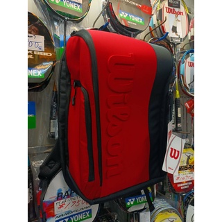 總統網羽(自取可刷國旅卡)Wilson Super Tour CLASH V2 BACKPACK 紅色 球拍 袋 後背包