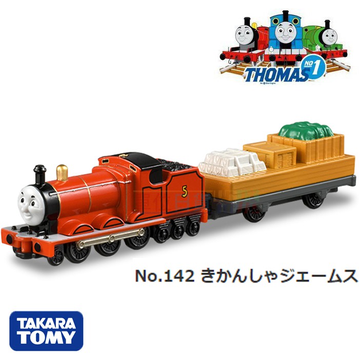 『 單位日貨 』新車貼 日本正版 TOMICA 多美 50週年 THOMAS 湯瑪士 小火車 合金  NO.142