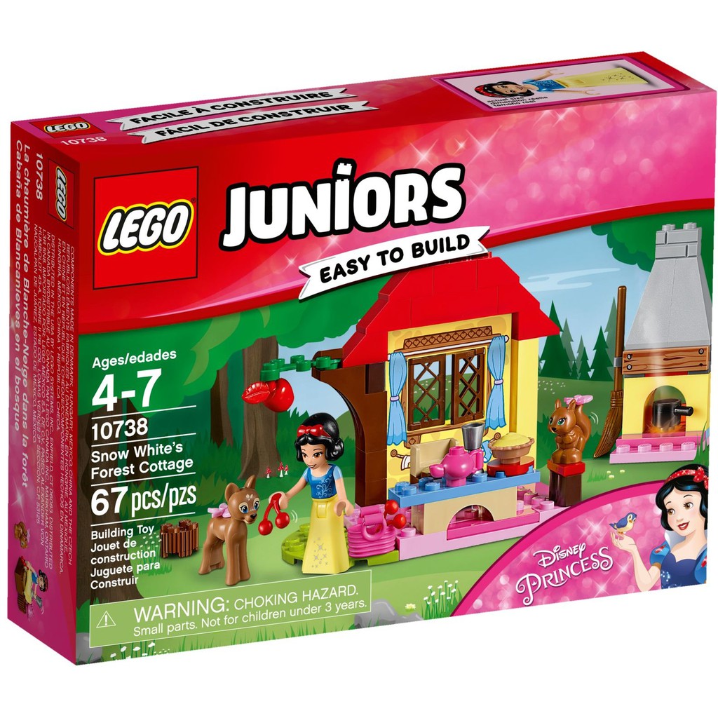 【台中翔智積木】LEGO 樂高 Junior 系列 10738 白雪公主的森林小屋