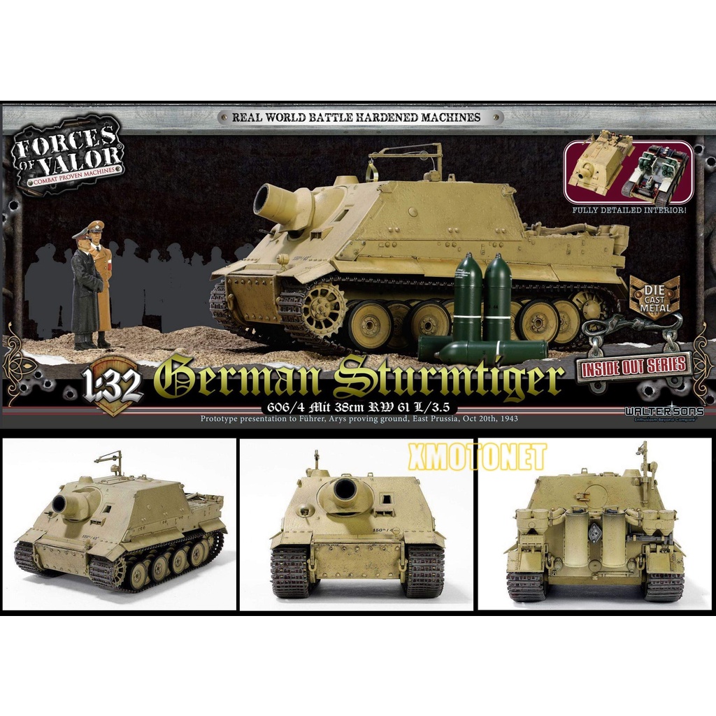 【魔玩達人】1/32 FOV 802001A 二戰德國 突擊虎 Sturmtiger 自走砲 坦克 1943【新品特價】