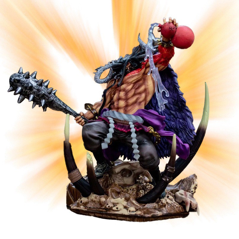 海賊動漫 海賊王天酒壺黑珍珠凱多四皇百獸團戰斗簡單版場景手辦擺件 蝦皮購物