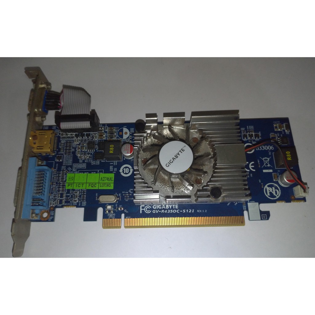 技嘉 R4350 512M  有 HDMI、D-Sub、DVI 三介面 便宜賣! ( GT210、GT610、R5450