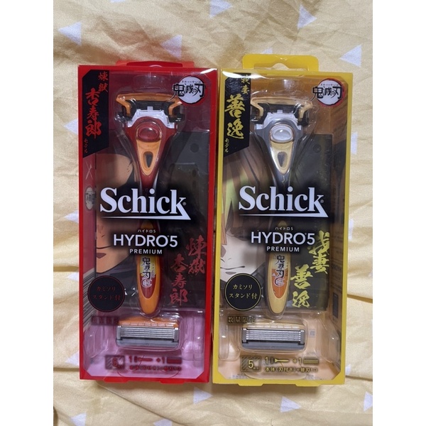 🌟現貨🌟 Schick 舒適 水次元5刮鬍刀 鬼滅之刃刀座組 我妻善逸／煉獄杏壽郎