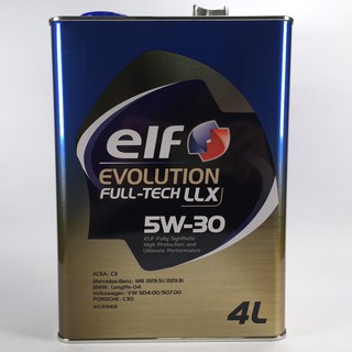 [機油倉庫]附發票elf EVOLUTION LLX 5w-30全合成機油 5W30 4L 鐵桶 日本