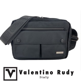 【Valentino Rudy】硬挺尼龍-范倫鐵諾 三種尺寸 多格層多拉鍊休閒質感男生斜背、側背包、收帳包、男用側背包