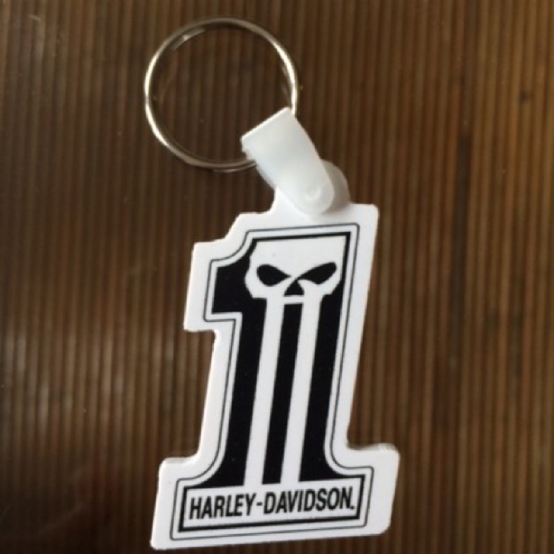 ［全新］HARLEY-DAVIDSON of Taipei Taiwan哈雷橡膠鑰匙圈