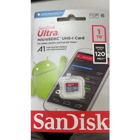 Sandisk Ultra micro SD卡1TB(A1)