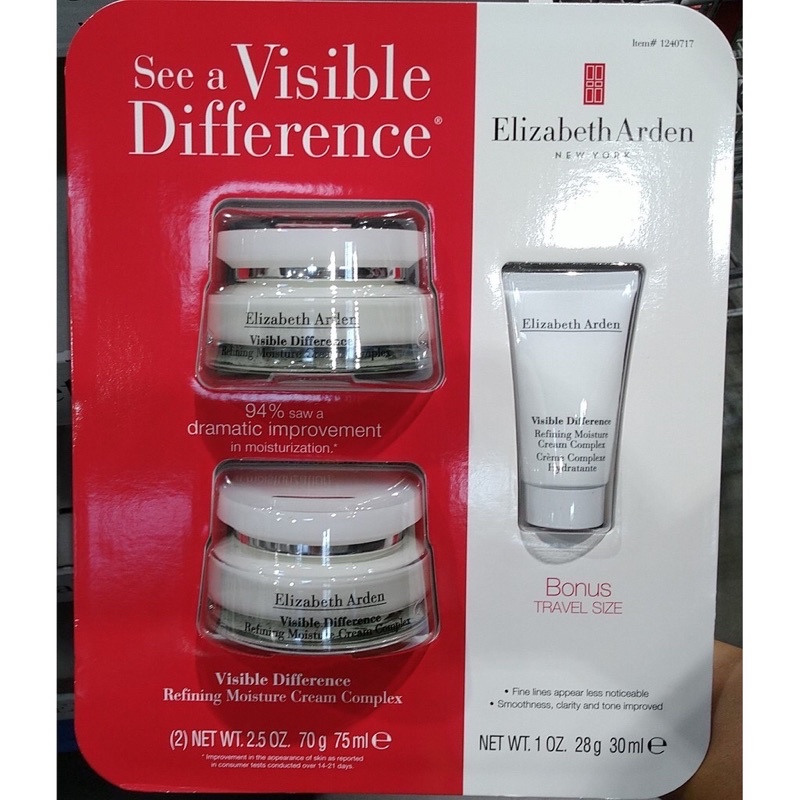 24H出貨•Costco好市多代購雅頓21天霜Elizabeth Arden臉部保濕面霜75ml*2+旅行組30ml乳霜