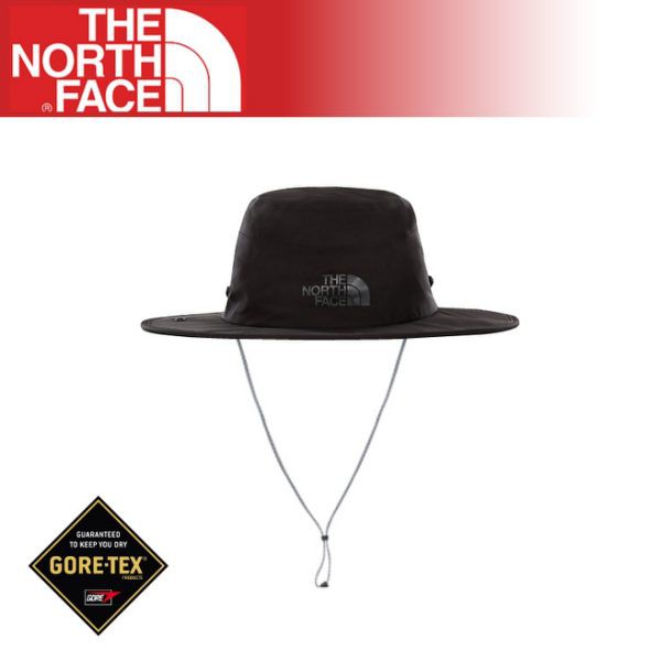 【The North Face GTX 防水盤帽《黑》】3FGA/GORE-TEX遮陽帽/大盤帽/防風帽/防曬/悠遊山水
