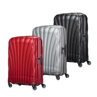 【Samsonite 新秀麗】25吋Cosmolite Curv材質超輕量貝殼硬殼行李箱 現貨 免運 紅色 出國旅遊