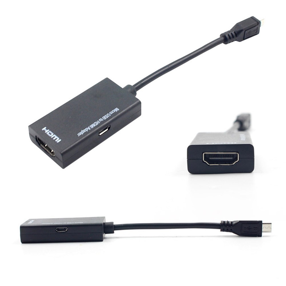 【數碼配件】micro usb to hdmi轉接線 mirco usb轉HDMI高清轉換線