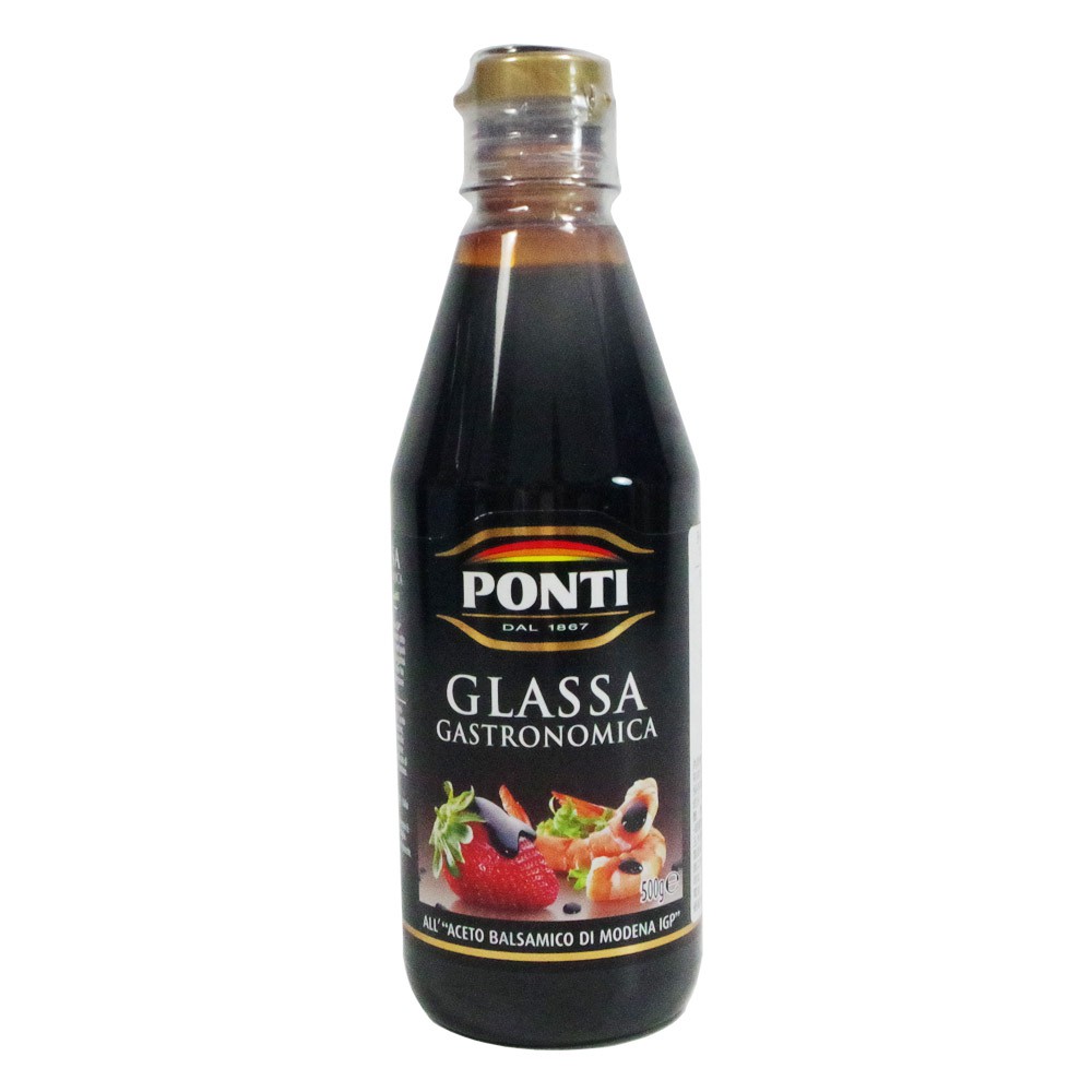 義大利 PONTI 巴沙米可醋膏 500g Aceto Balsamico di Modena I.G.P. 38%