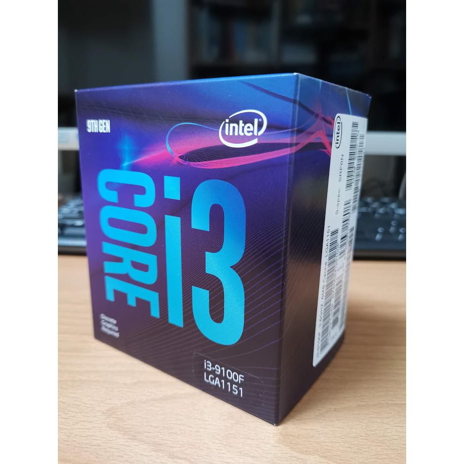 全新未拆 Intel Core i3 9100F CPU (無內顯，捷元代理保固中)