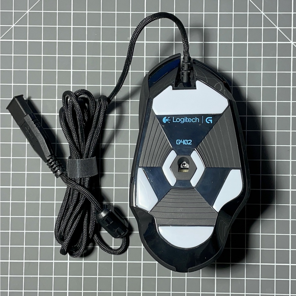 羅技Logitech G402 有線電競滑鼠(已改線材、腳墊、微動)