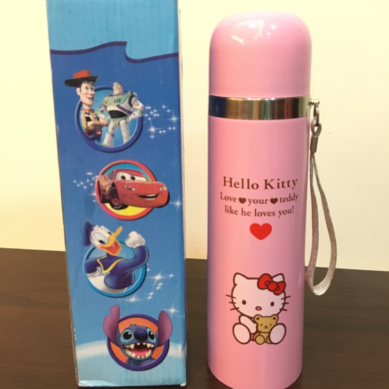 全新 粉紅色 Hello Kitty 保溫瓶 500ml
