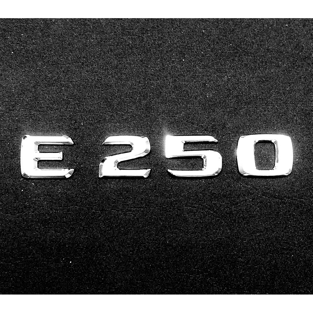 賓士 06-16 Benz E250 E-W212 後廂字體 車身字體 標誌 貼紙 電鍍銀 字體高度25mm 改裝 配件