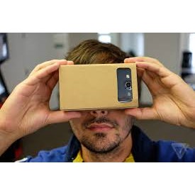 加厚新版印刷 頭戴版 Google Cardboard 3D眼鏡 VR實境顯示器google 眼鏡♫