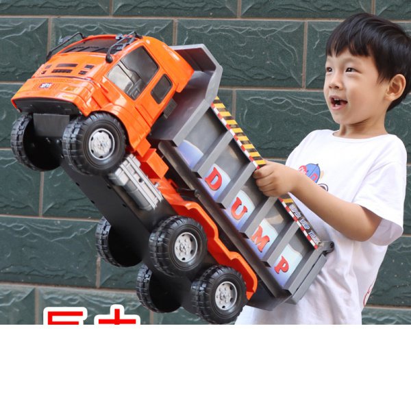 【兒童玩具熱銷】大型卡車貨車翻斗車運輸兒童汽車玩具車特大號工程車模型男孩3歲2 aRf8