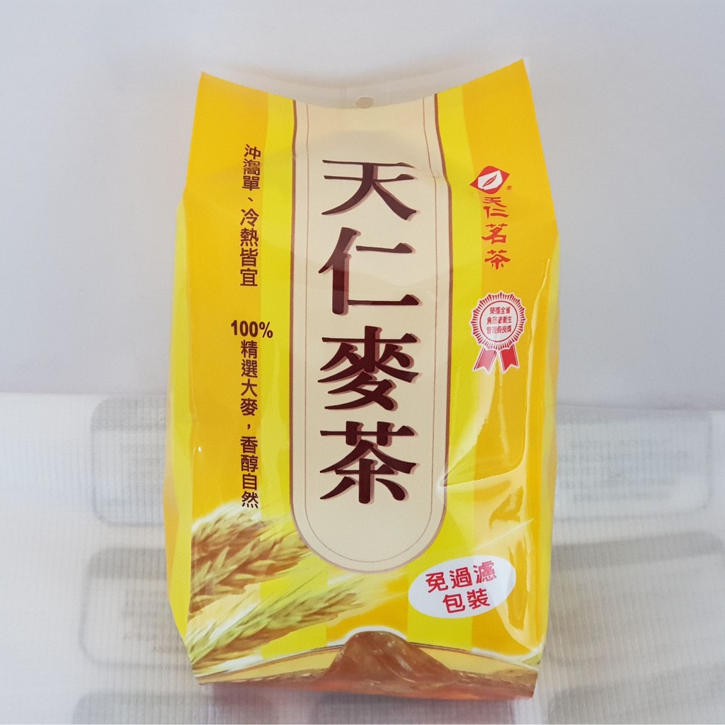 隨貨附發票﹝天仁茗茶﹞天仁麥茶(免過濾包裝) 成分精選大麥(免濾包) 加購楓康吳羽密封妙妙夾(日本製)