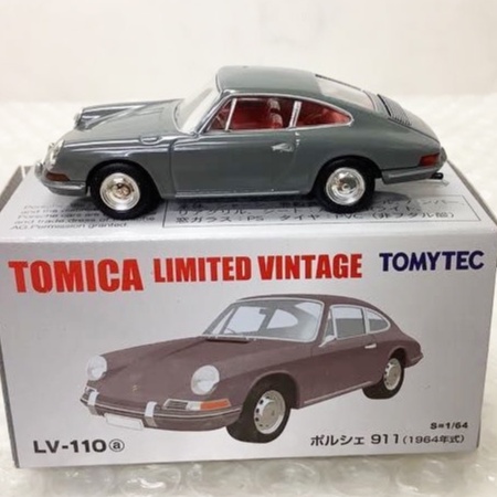 [現貨] [全新稀有絕版品] 1/64 Tomica Porsche 911 LV-110a 水泥灰