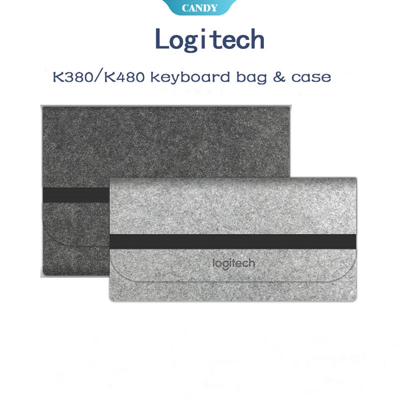 羅技 適用於 Logitech K380 / K480 鍵盤袋收納袋防塵袋保護套商務簡單便攜式鍵盤盒 [CAN]