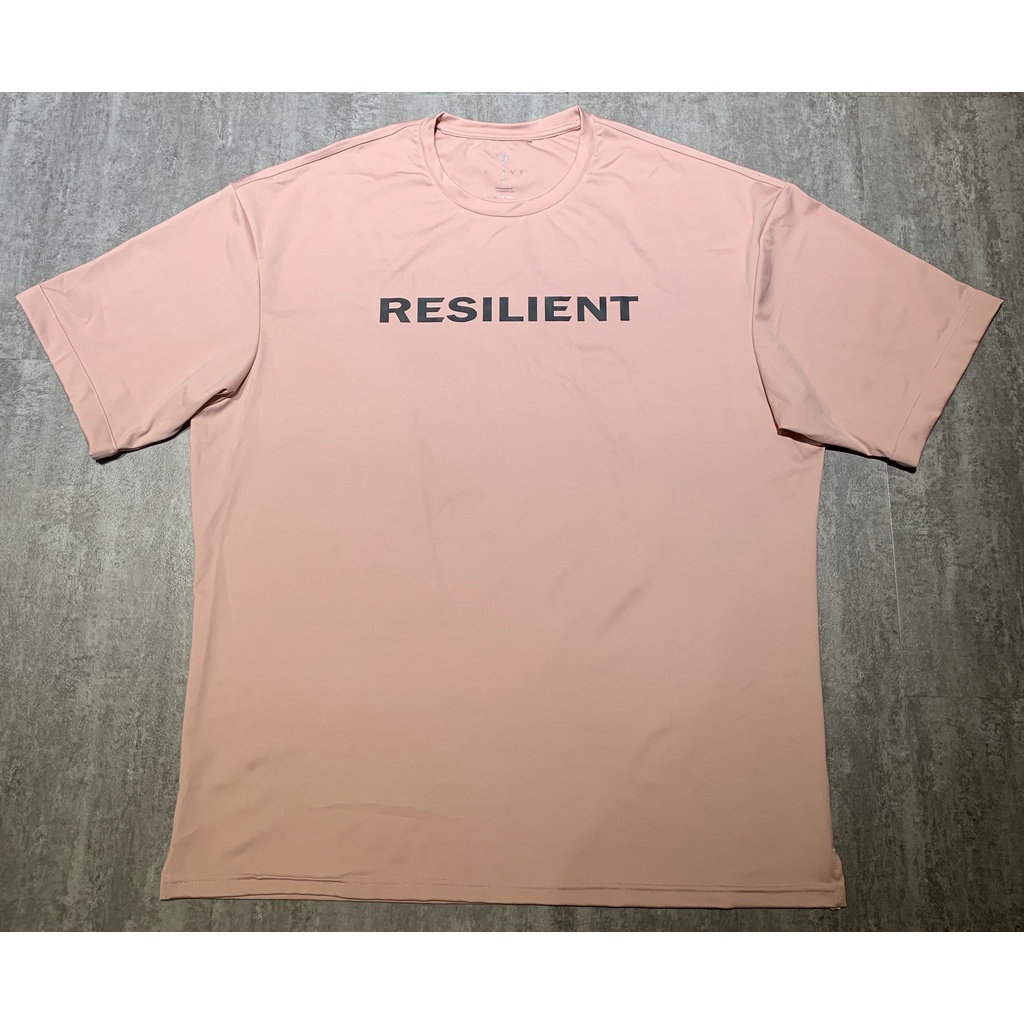 [Verve] XY-Stretch Oversized Resilient 訓練短袖 粉色 XL 下水過一次