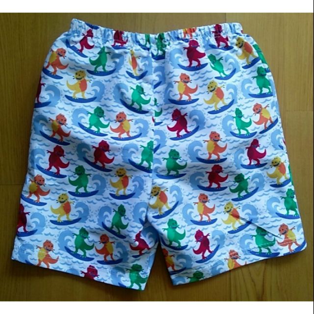 賠售！英國 Jojo maman bebe Boys' Swim Shorts with Nappy海灘褲(尿布款)恐龍 蝦皮購物