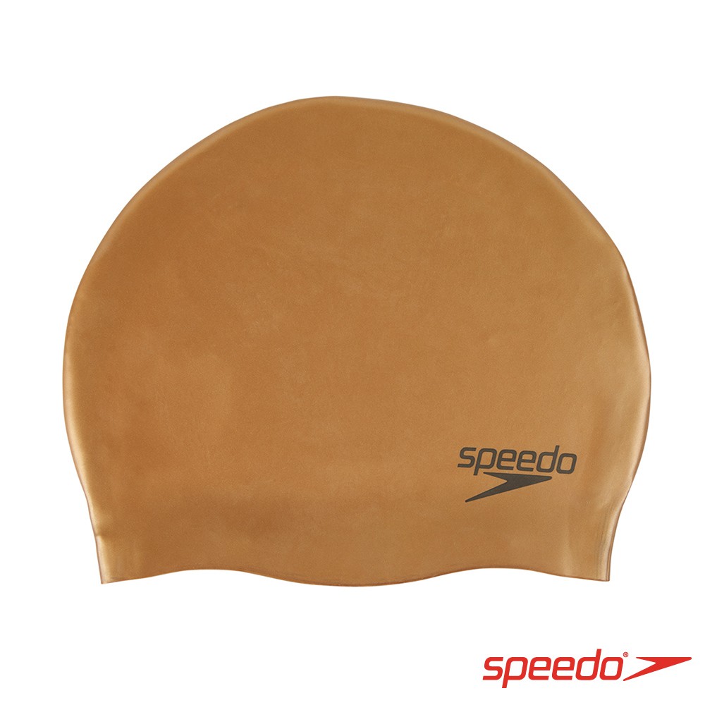 【SPEEDO】成人 基礎型 矽膠泳帽 Plain Moulded - SD870984B946古銅 [SUN]