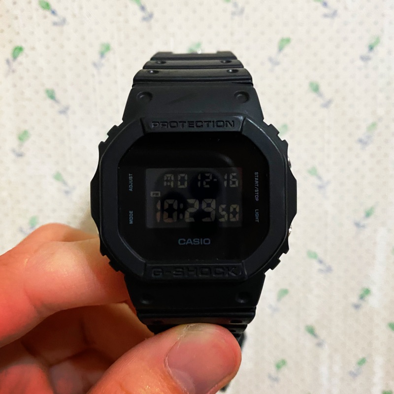 G-SHOCK DW5600BB 電子錶 全黑