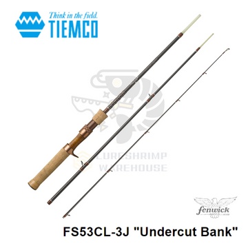 TIEMCO FS53CL-3J "Undercut Bank" 槍柄玻纖竿 槍柄鱒魚竿 溪流竿【小蝦米釣具】