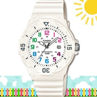 CASIO手錶專賣店 時計屋 LRW-200H-7B 指針錶 防水100米 日期 可旋轉錶圈 膠質錶帶 LRW-200H