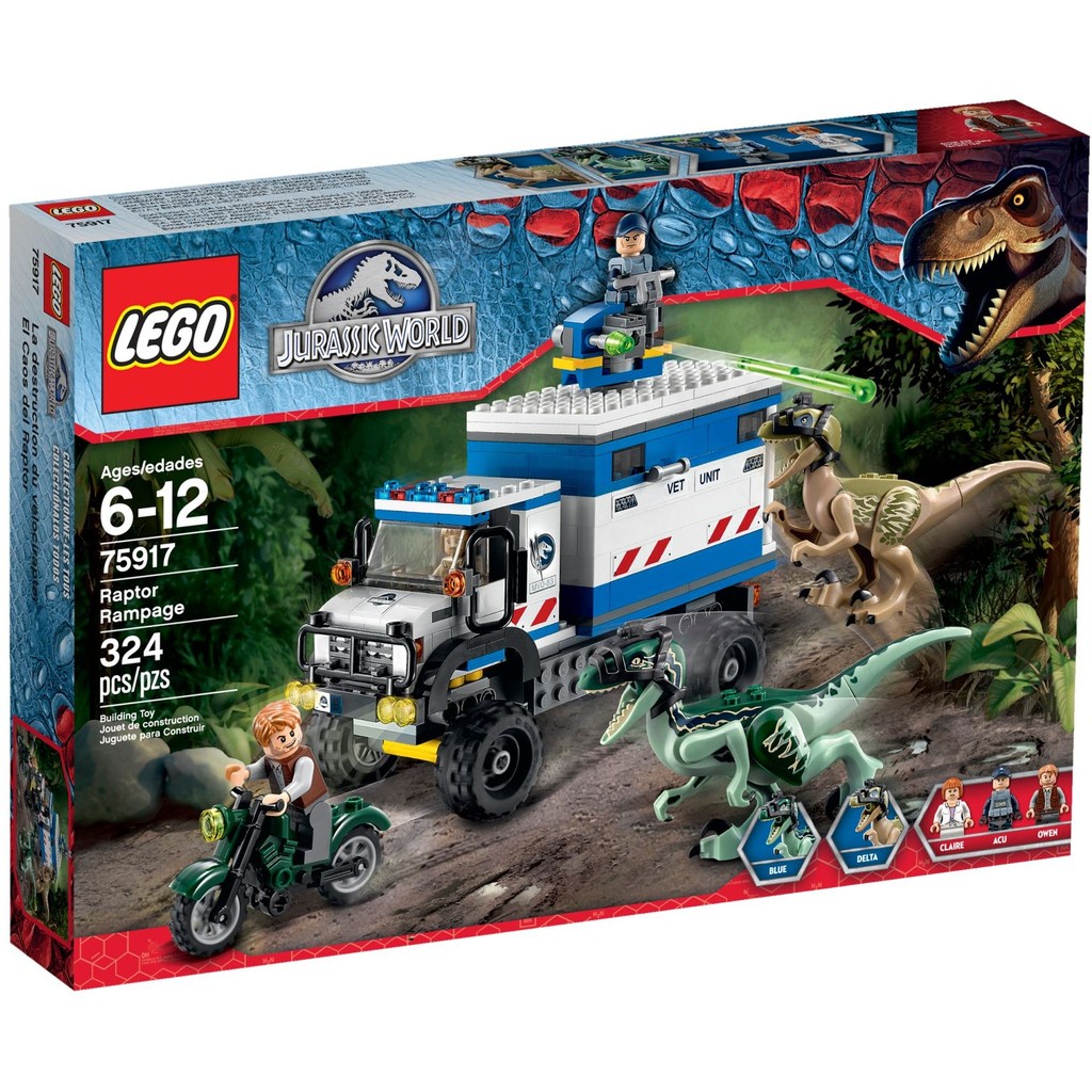 【池袋玩具屋】現貨 LEGO 75917 侏羅紀世界 Jurassic World 迅猛龍暴走 恐龍 迅猛龍