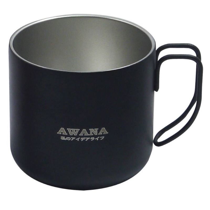 AWANA_不鏽鋼雙層真空咖啡杯 304不鏽鋼 350ml