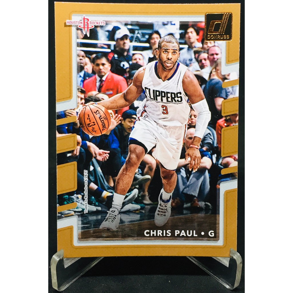 CHRIS PAUL NBA 籃球卡2017-18 PANINI DONRUSS #52 火箭隊 保羅船長 CP3