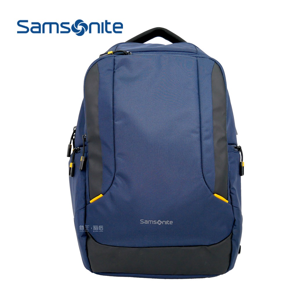 Samsonite 新秀麗 15吋筆電包 可插拉桿後背包 多功能後背包 商務尼龍後背包 Z36*16016