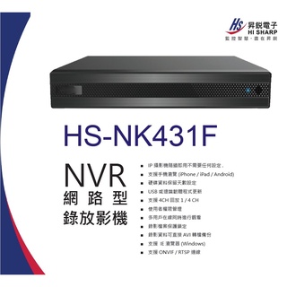 昇銳最新 HS-NK831F NVR8路
