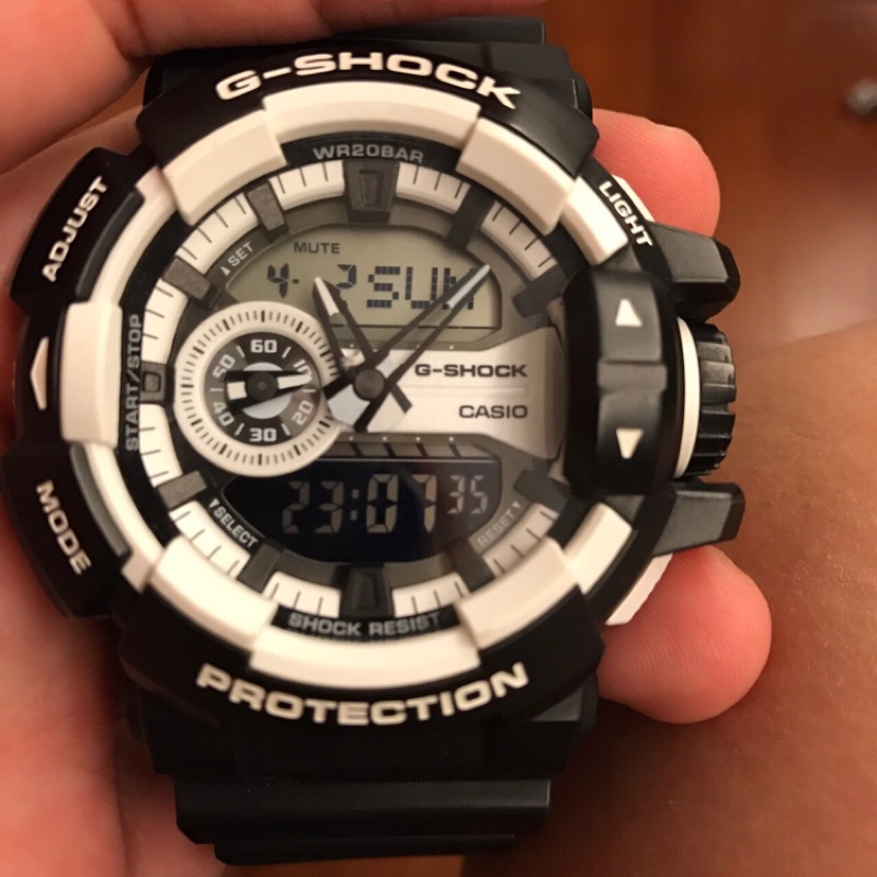 便宜賣👌🏻二手CASIO G SHOCK GA-400-1A黑太極