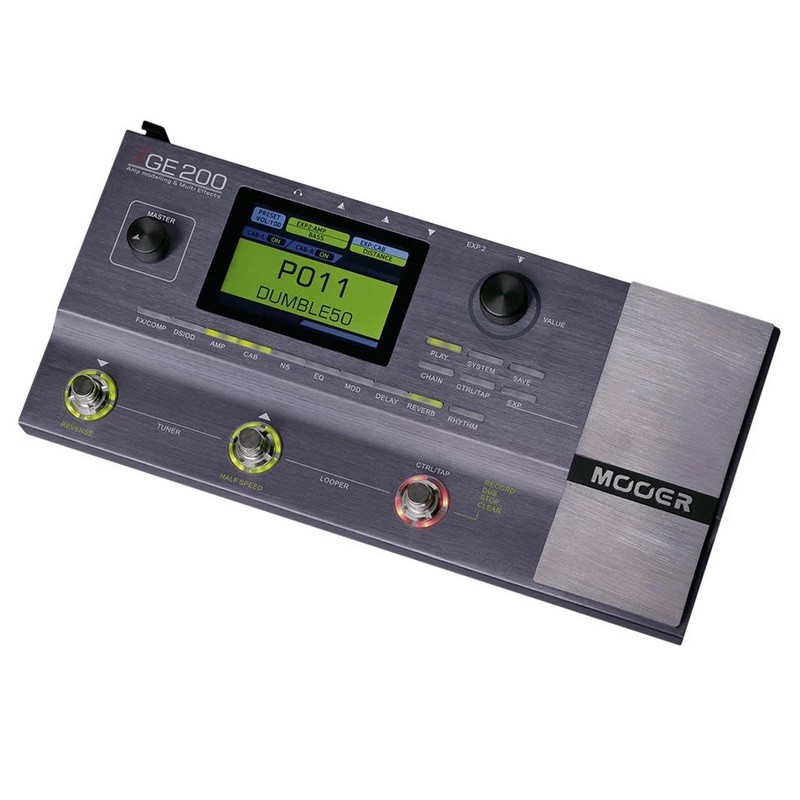 [送短導免運] Mooer GE200 (公司貨原廠保固) 地板型 音箱模擬 電吉他 綜合效果器 [唐尼樂器]