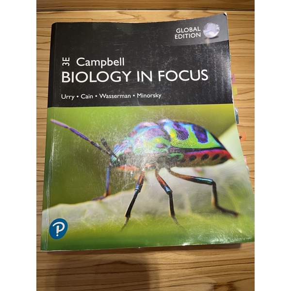 普通生物學 Pearson Biology in Focus Campbell 大一普生用書本