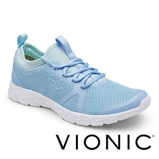 【VIONIC 法歐尼】ALMA艾瑪 混色襪套式運動鞋 (水藍/黑紫/灰藍 共三色)