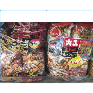 【🙂T.Y商店】日本綜合豆果子-傳六14袋二色綜合豆果子 天六 辣味什錦豆果子
