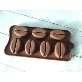 【AYUR】咖啡豆矽膠模/冰塊模/手工皂模/巧克力模/蠟燭