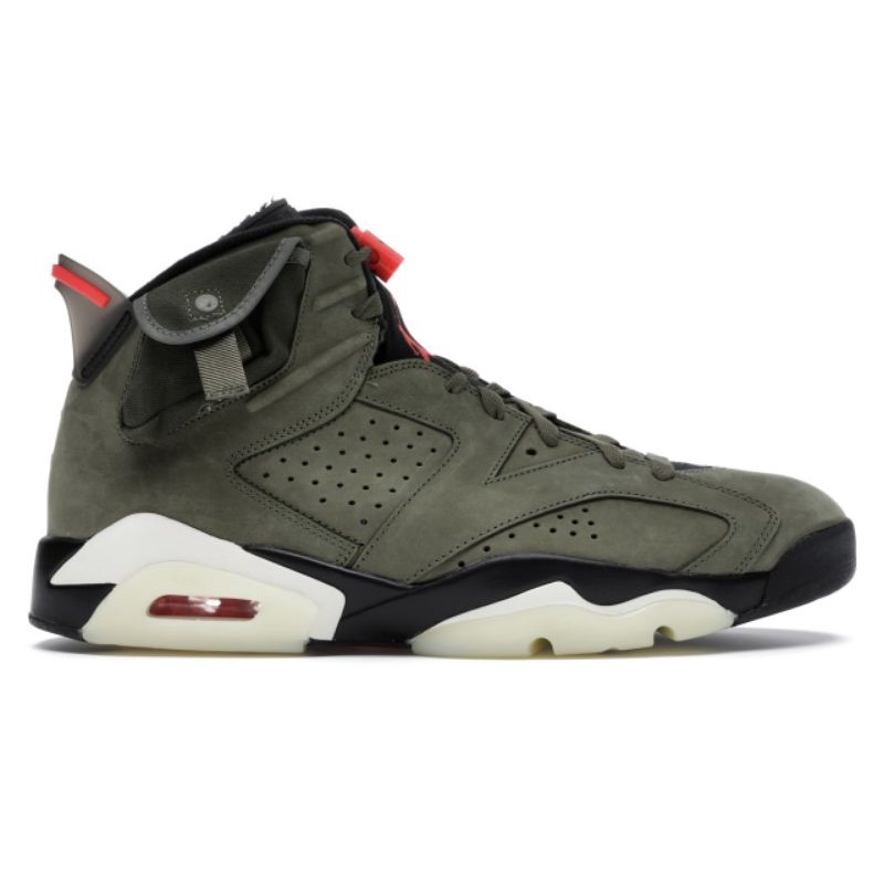 Travis Scott x Air Jordan 6 橄欖綠
