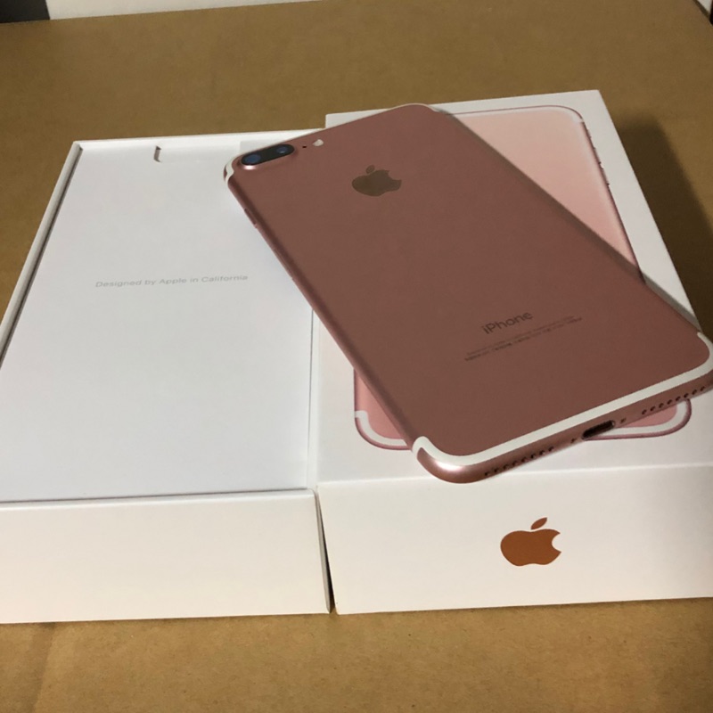 iPhone 7 Plus 128g 玫瑰金（全新官換機）