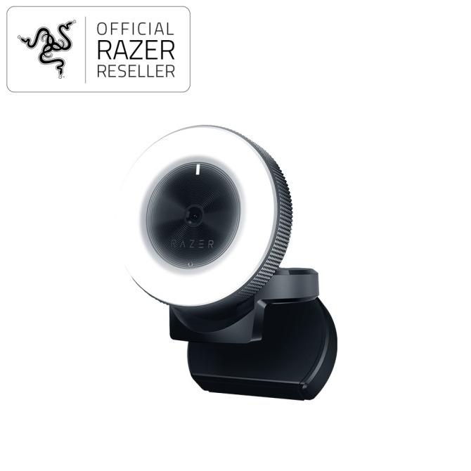 Razer Kiyo 桌面相機,用於用照明蒸製