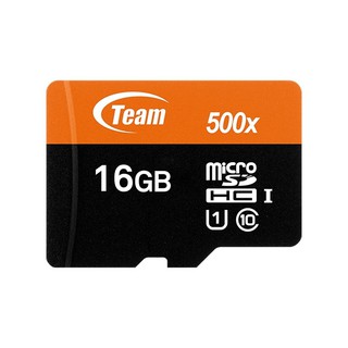 第三家❤■TEAM十銓科技MicroSDHC U1 Micro16G/Micro 16G 500X Class10記憶卡