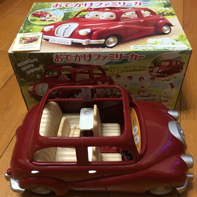 森林家族二手紅色野餐車很新賠售💜見商品說明💥送野餐藍非森家的（森家適用）