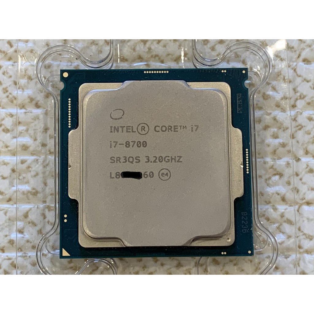 Intel Core i7 8700 1151 CPU 送原廠散熱器 6核心12緒 8700K參考
